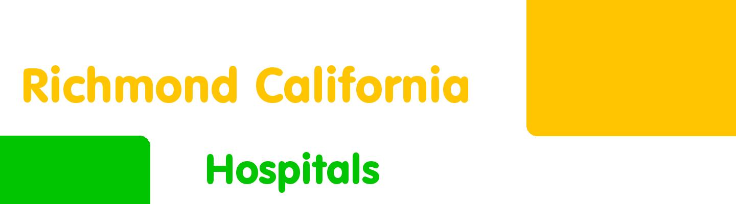 Best hospitals in Richmond California - Rating & Reviews